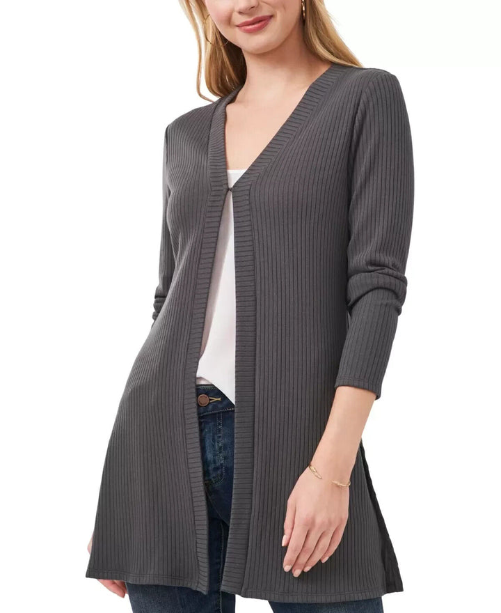 Vince Camuto Rib-Knit Open-Front Cardigan MSRP $79 Size M # 1B 1577 NEW