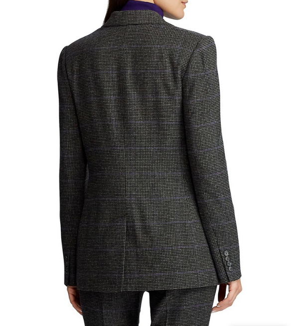 Lauren Ralph Lauren Textured Notch Lapel Jacket