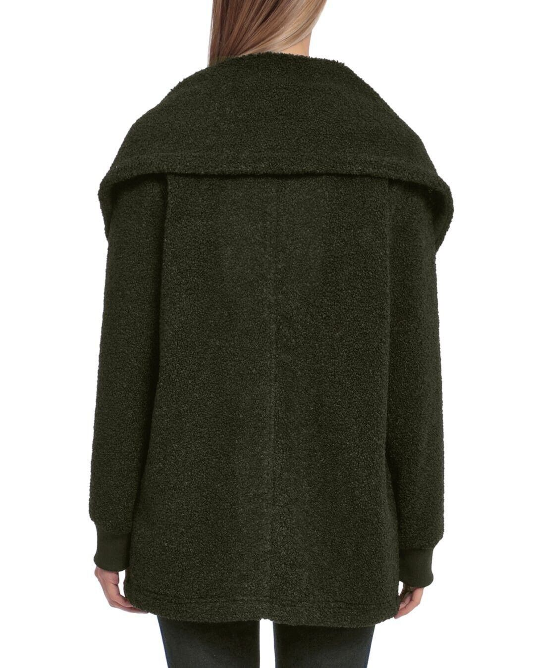 Bagatelle Faux Sherpa Chaqueta con cuello con cordón MSRP $ 118 Talla S # 5C 2362 NUEVO