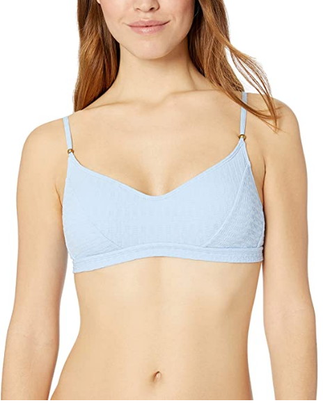 Lucky Brand Shoreline Chic Bralette Bikini Top MSRP $68 Size M # 30C 211 NEW