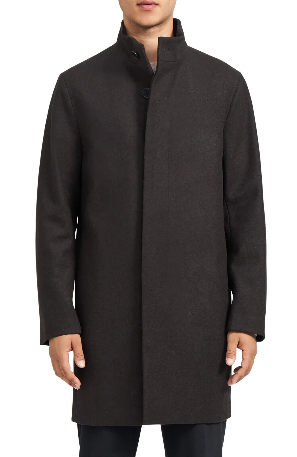 Theory Belvin Wool Topcoat MSRP $695 Size M # 20A 665 NEW