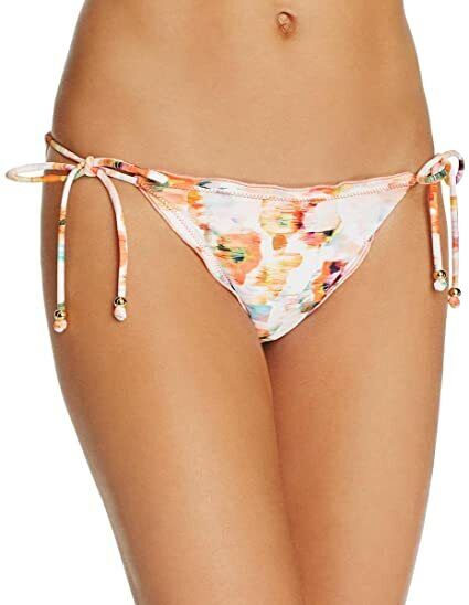 Shoshanna Dahlia Lettuce Edge String Bikini Bottom MSRP $95 Size M # U7 356 NEW