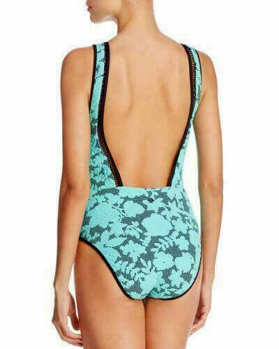 Nanette Lepore Jade Jacquard One Piece Swimsuit