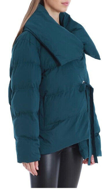 Avec Les Filles Wrap Puffer Coat