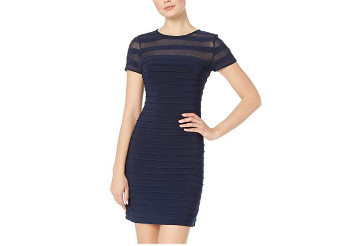 Adrianna Papell Banded Sheath Dress MSRP $149 Size 4 # 14A 1128 NEW 