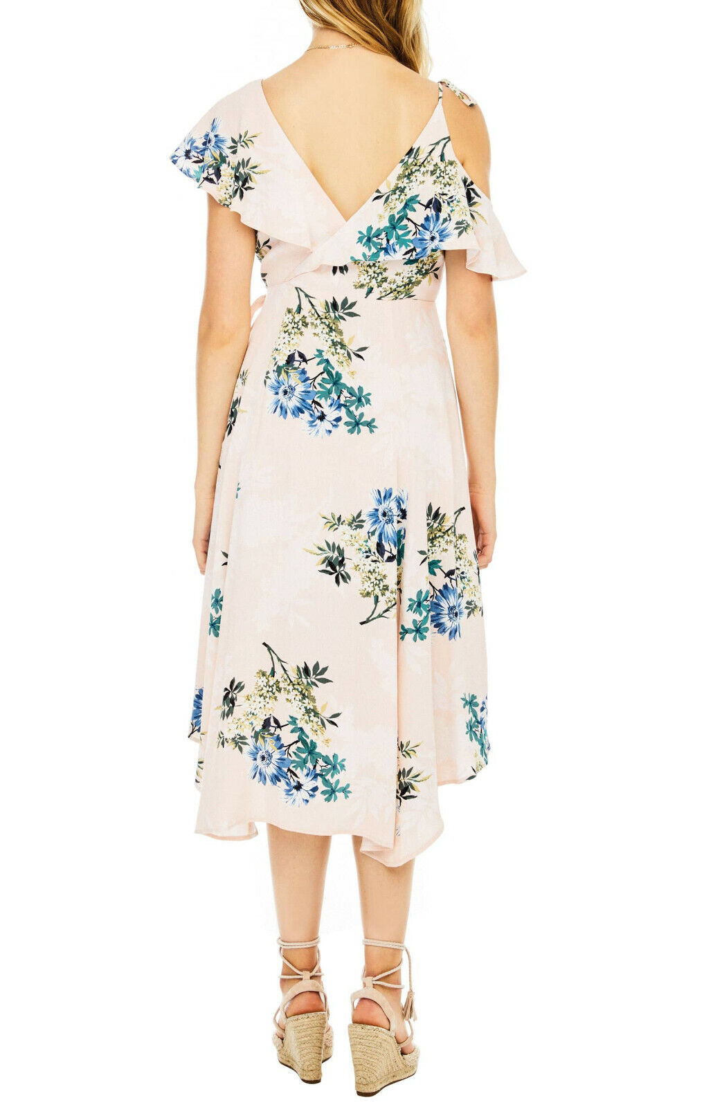 ASTR the Label Yessenia Floral Print Wrap Dress