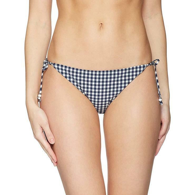 Shoshanna Gingham String Bikini Bottom