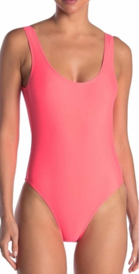 Kendall + Kylie Low Back One-Piece Swimsuit Size XS # UB4 433 NEW 