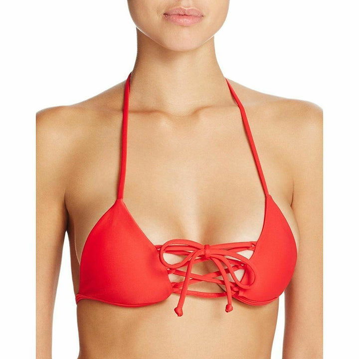 Lovers and Friends Ocean Tides Lace-Up Bikini Top