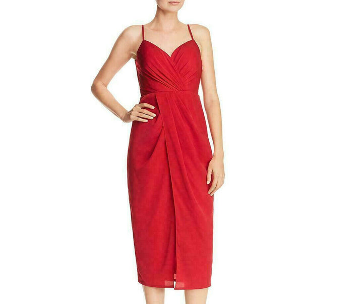 Bariano Chiffon Midi Dress