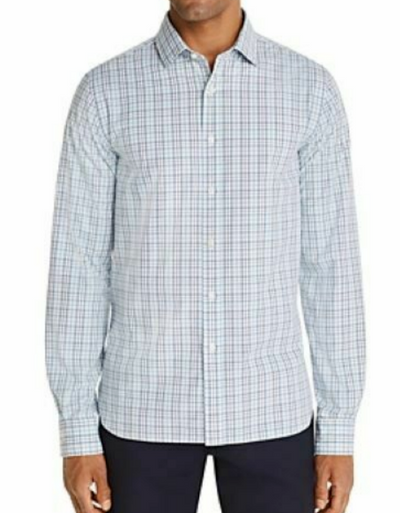 The Men's Store Bi-Color Plaid Shirt $98 Size S # 6D 1267 NEW