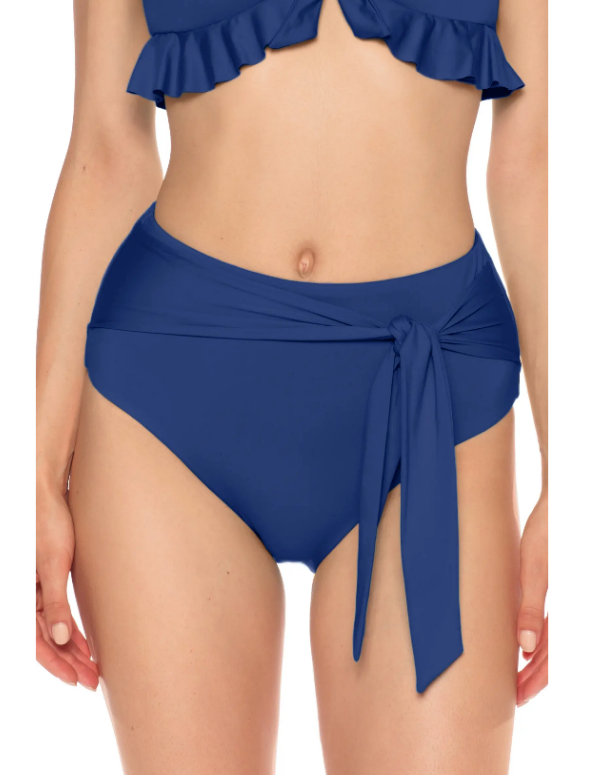 Isabella Rose Double Take High-Waist Bikini Bottom MSRP $64 Size S # 30D 181 NEW