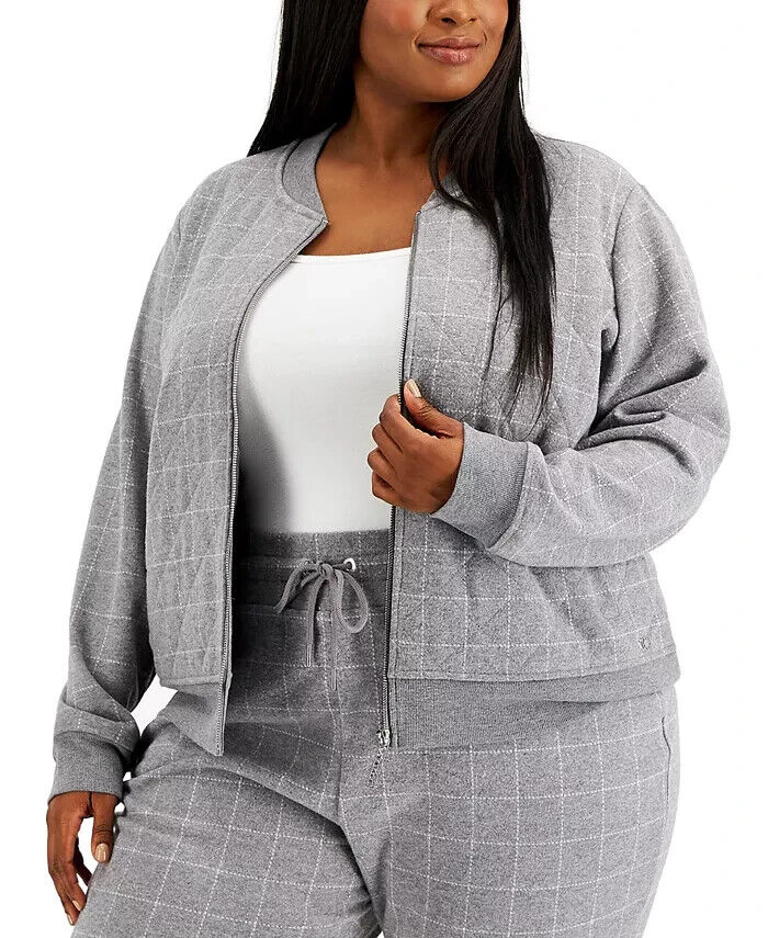 Calvin Klein Plus Size Zip-Front Jacket MSRP $109.50 Size 1X # 20A 645 /1X NEW