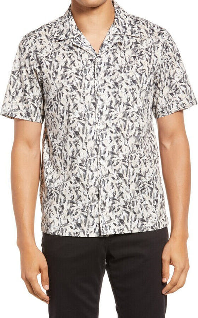 Theory Noll Prism Print Shirt MSRP $195 Size S # 4D 460 NEW