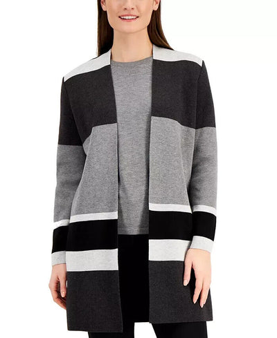 Kasper Linear Sweater Topper MSRP $99 Size XS # 14B 1122 NEW