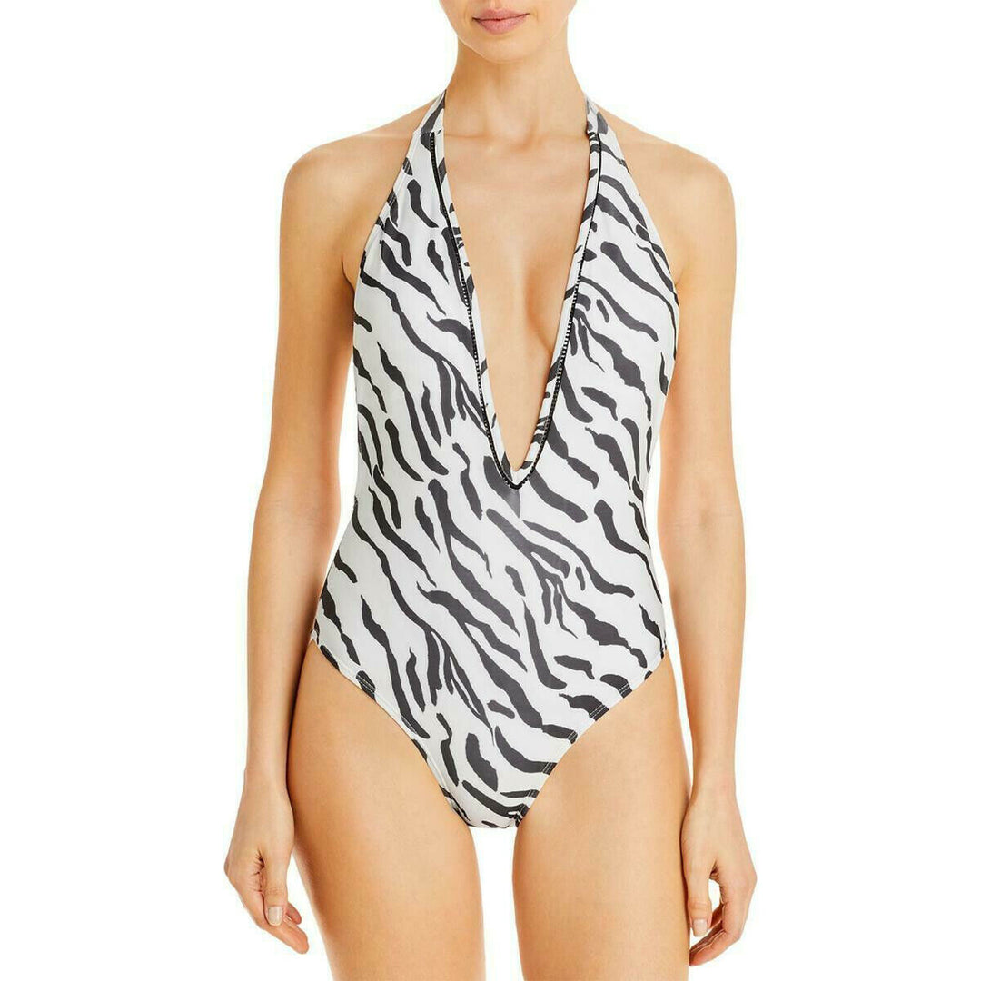 Peixoto Kai Zebra Print One Piece Swimsuit Size XL # U11B 261 NEW