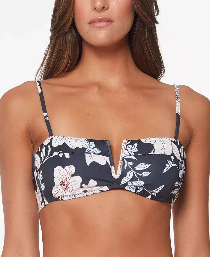 Sanctuary Night In The Jungle V-Wire Bikini Top MSRP $65 Size M # U8 476 NEW