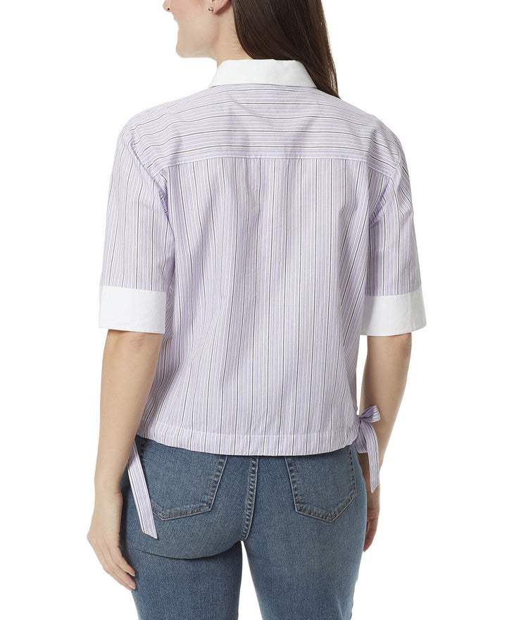 Anne Klein Jeans Marleigh Short Sleeve Blouse