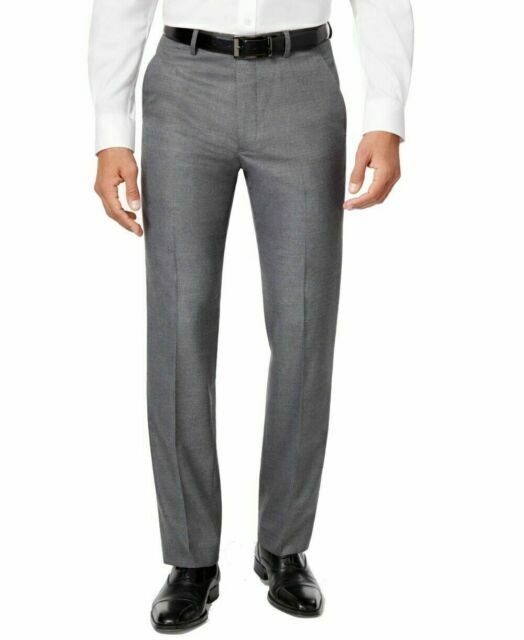 Alfani Slim Fit Flat Dress Pants Size 38W/30L # 30A 327 NEW