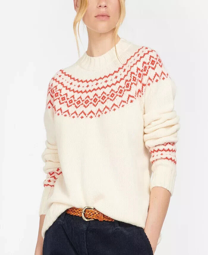 Barbour Driftwood Knit Sweater MSRP $150 Tamaño 12 # 4B 418/12 NUEVO