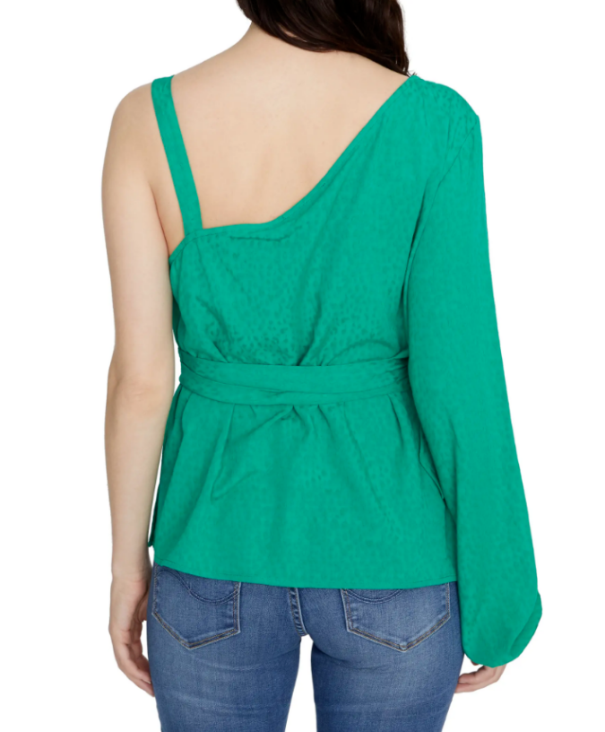 Sanctuary Dani One-Sleeve Wrap Top