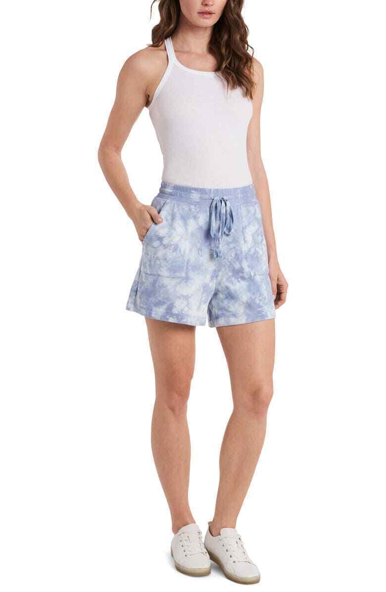 Vince Camuto Tie-Dyed Drawstring Shorts