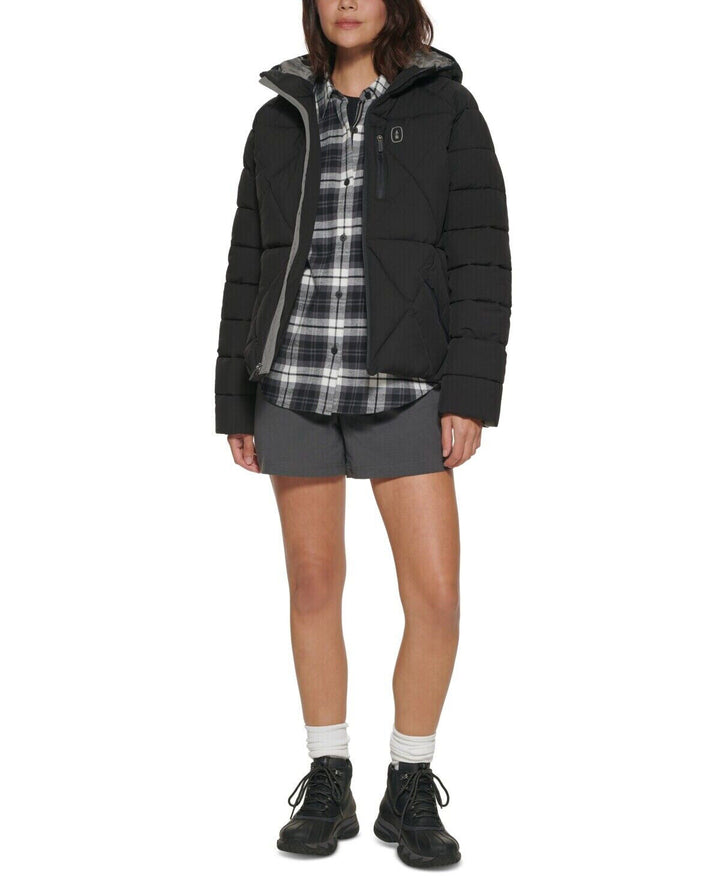 BASS OUTDOOR Women's Glacier Hooded Hiking Jacket $129 Size S # 4C 589 NEW