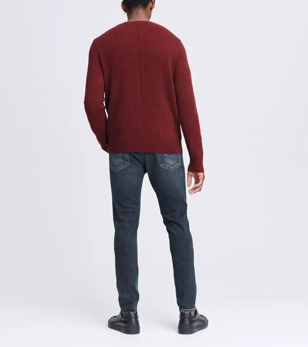 rag &amp; bone Haldon Cashmere Crewneck Sweater $395 Talla XL # 23C 93 NUEVO