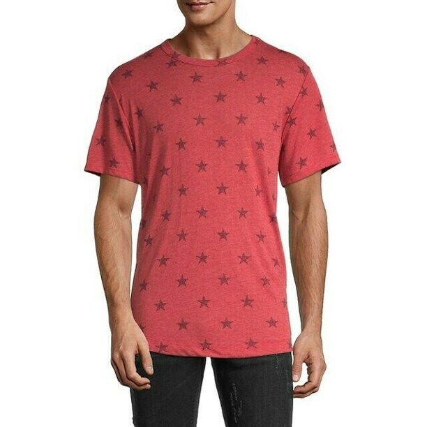 ALTERNATIVE Men's Eco-Jersey Shirttail Printed T-Shirt $32 Size L # 6A 1726 NEW 