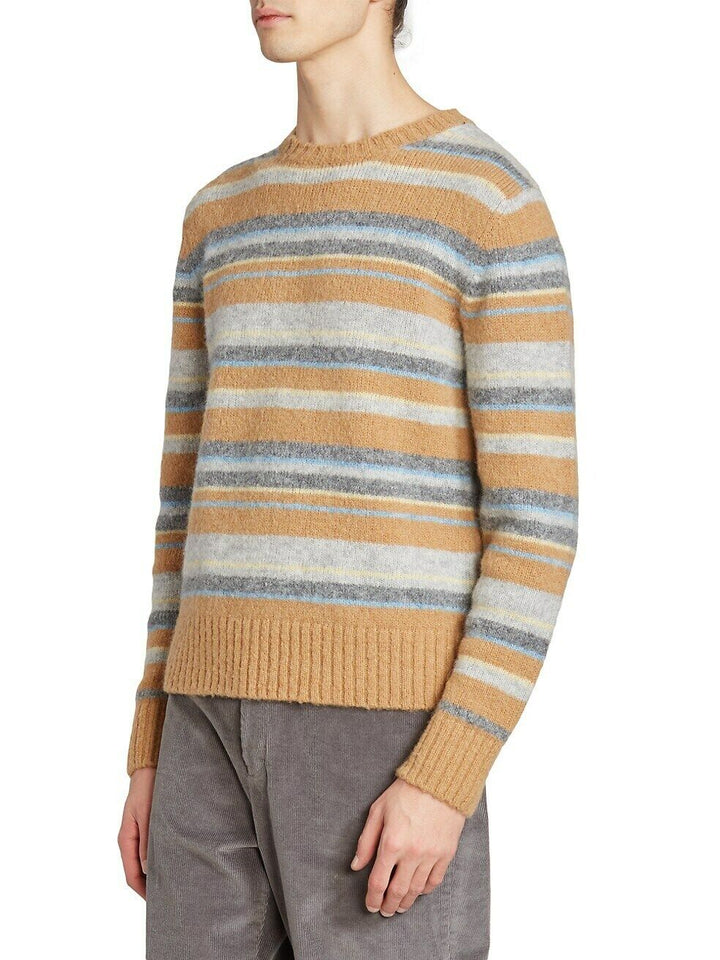 Officine G�n�rale Marco Striped Crewneck Sweater