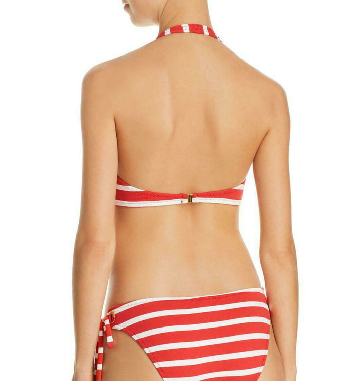 MILLY Stripe Swim Grommet Santorini Bikini Top