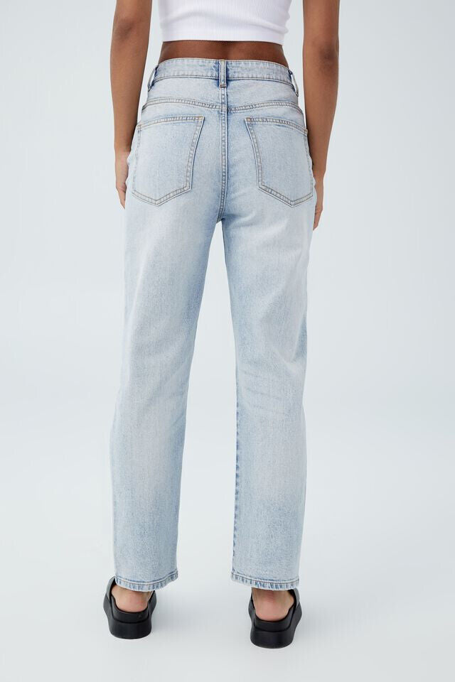 ALGODÓN EN Original Mom Jeans MSRP $ 59 Tamaño 4 # TR 1088 NUEVO