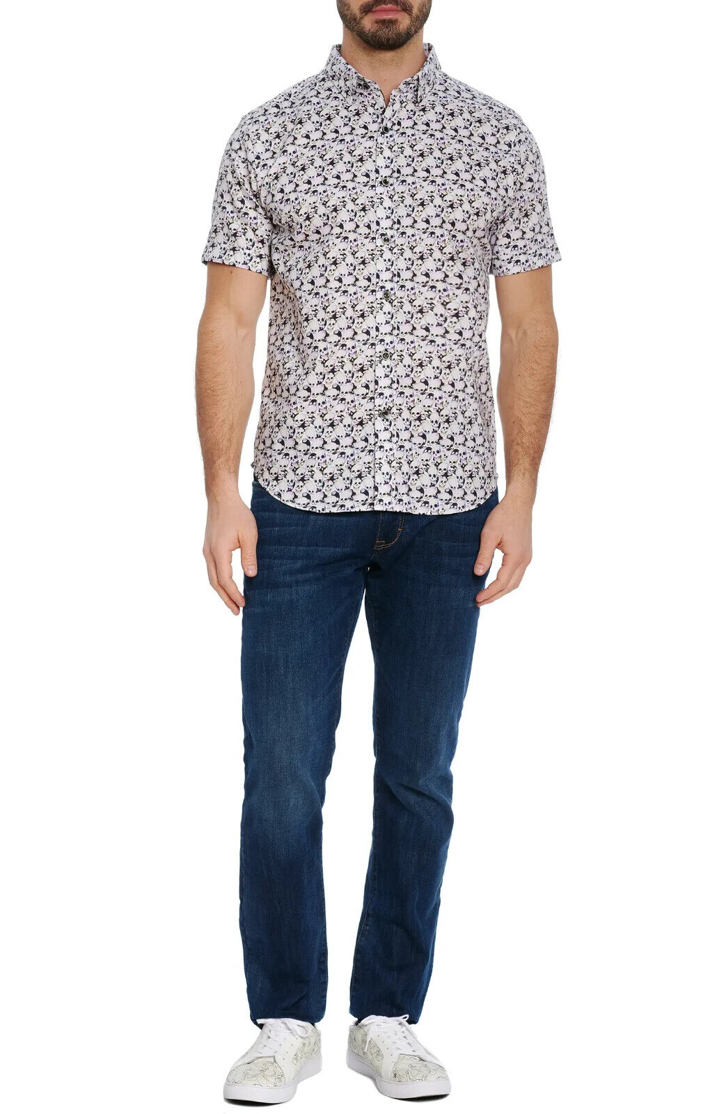 Robert Graham Atami Skull Print Button Down Shirt