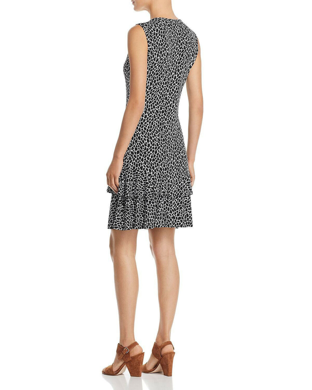 MICHAEL Michael Kors Animal-Print Flounce Dress