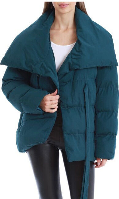 Avec Les Filles Wrap Puffer Coat