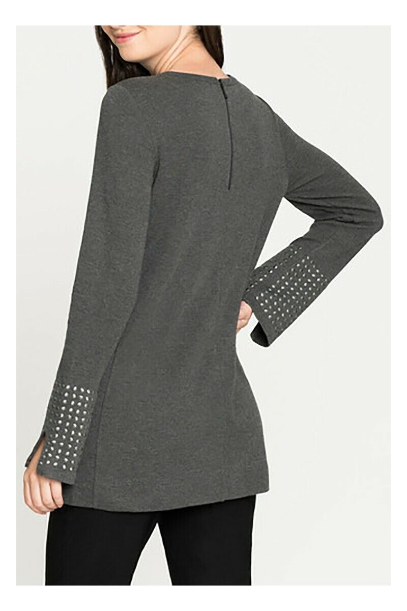 Nic+Zoe Studded Cuff Tunic Top