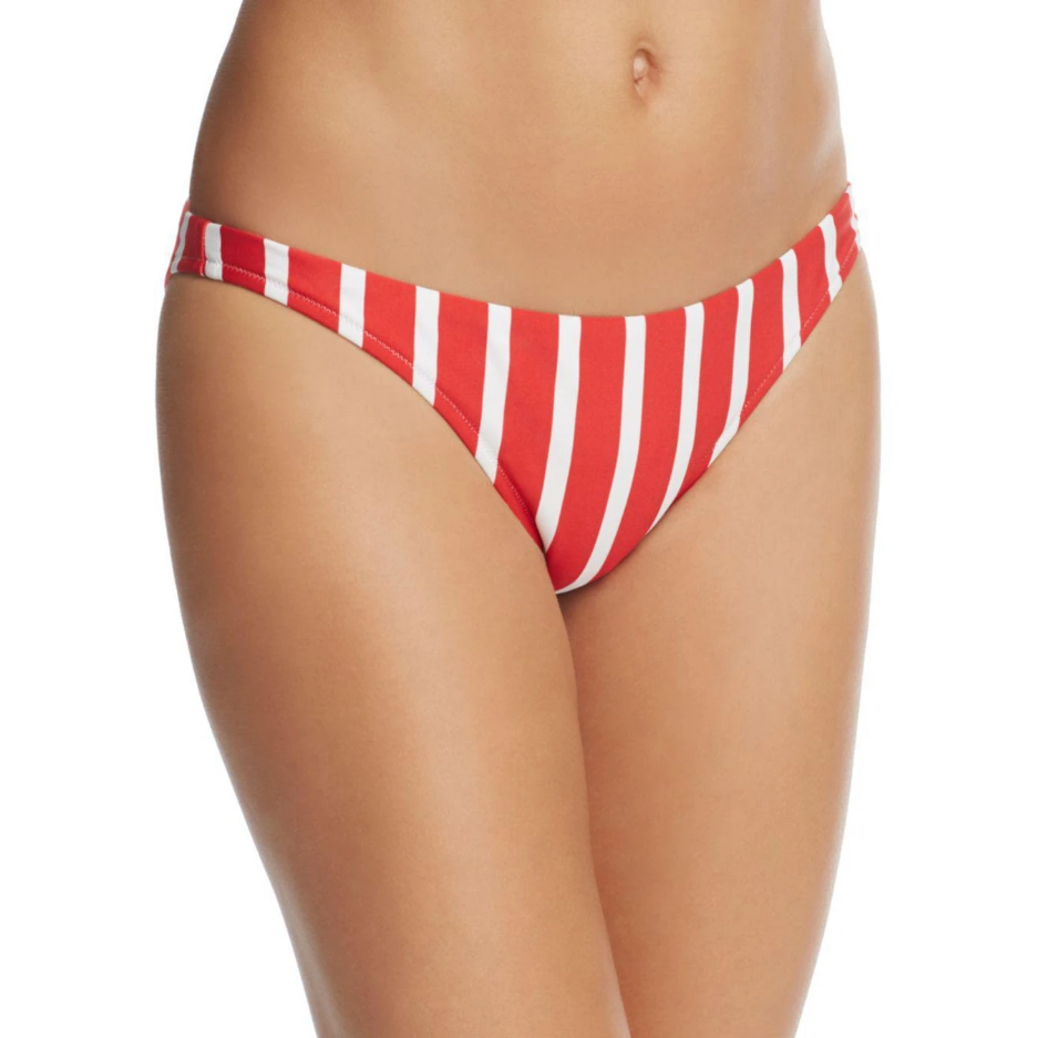 Parte superior de bikini cruzada con volantes MILLY y parte inferior de St. Lucia MSRP $ 225 Talla L # UB6 203 NUEVO