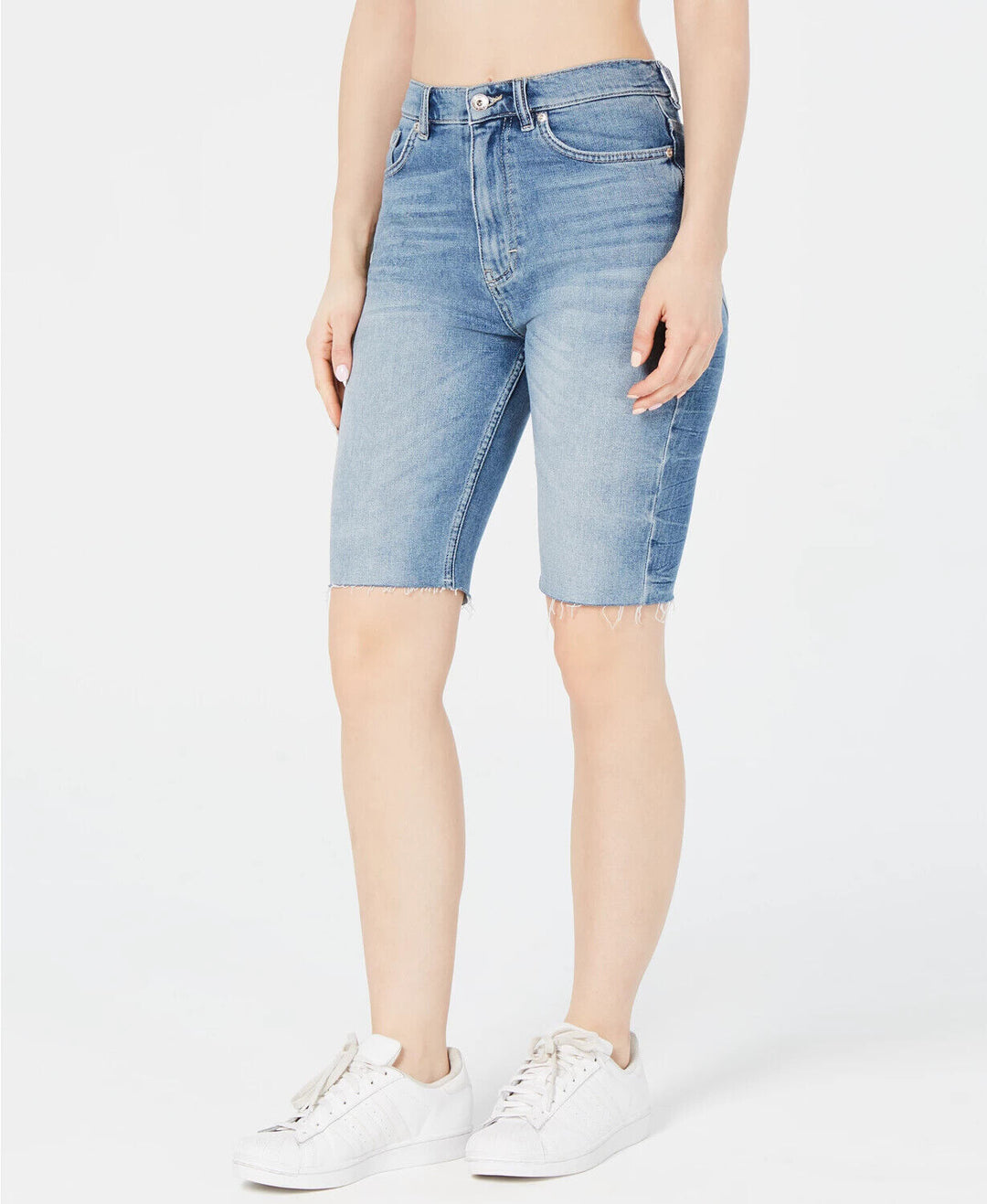 Superdry Kari Longline Denim Shorts MSRP $49 Size 24 # UB2 249 NEW