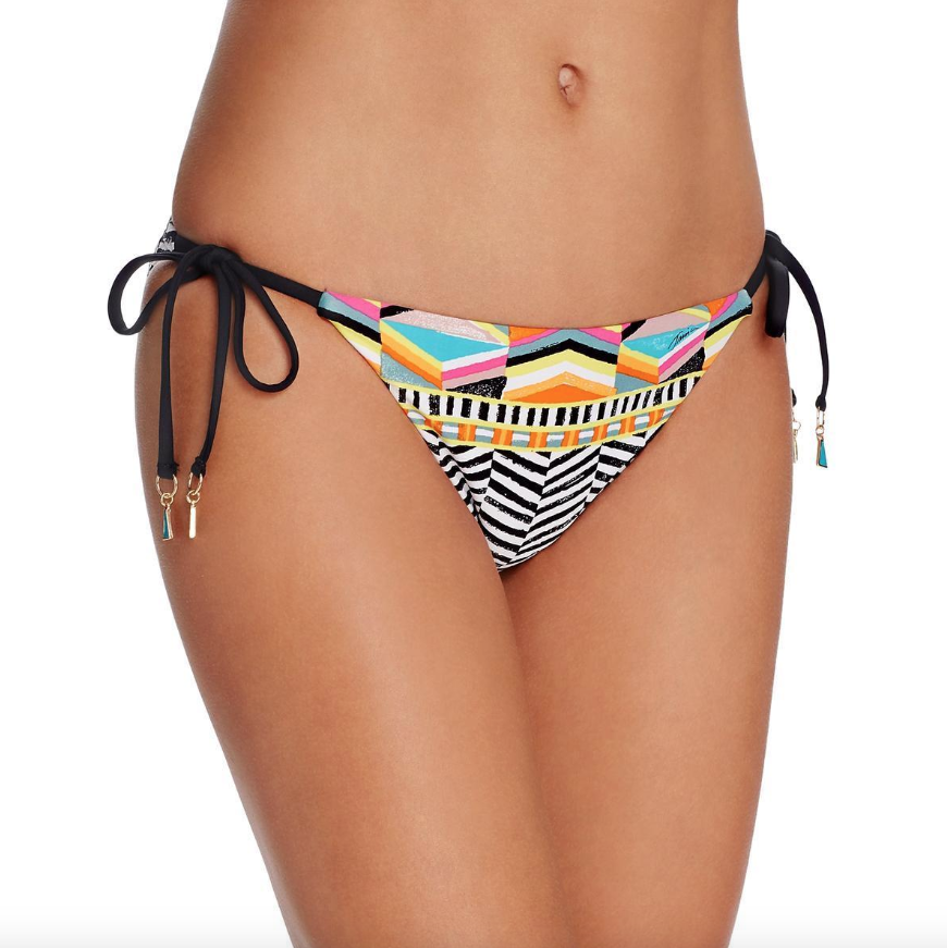 Trina Turk Brasilia Side Tie Bikini Bottom MSRP $80 Size 10 # U8 435 NEW