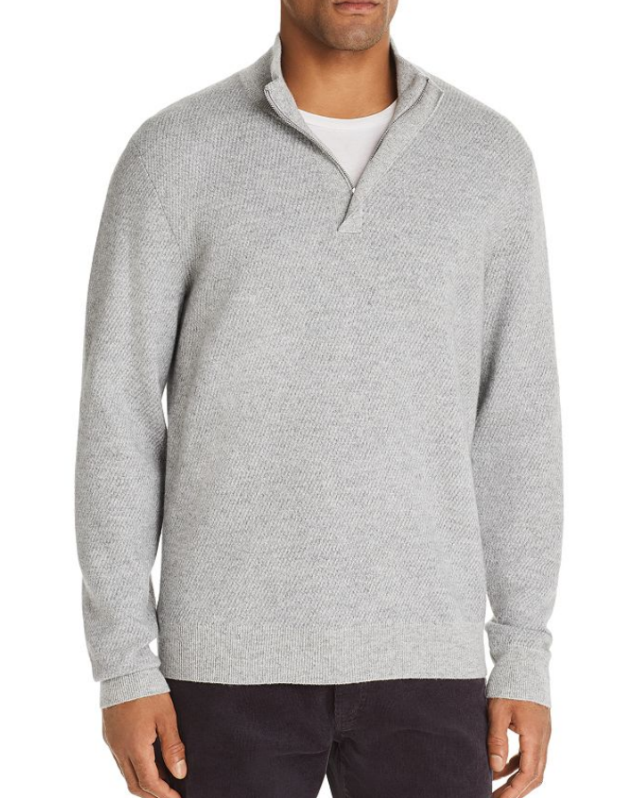 The Men's Store Marled Half-Zip Sweater MSRP $198 Size S # WM 81 NEW