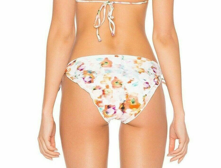 Shoshanna Dahlia Lettuce Edge String Bikini Bottom