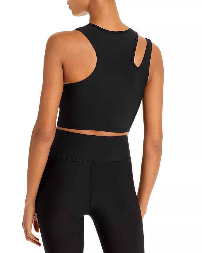 AQUA Athletic Longline Cutout Sports Bra