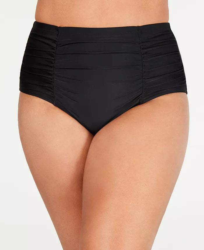 Island Escape Plus Size High-Waist Bikini Bottom