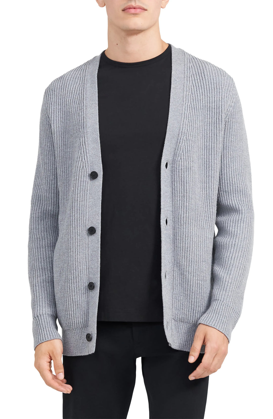 Theory Men's Scotty Merino Wool Cardigan