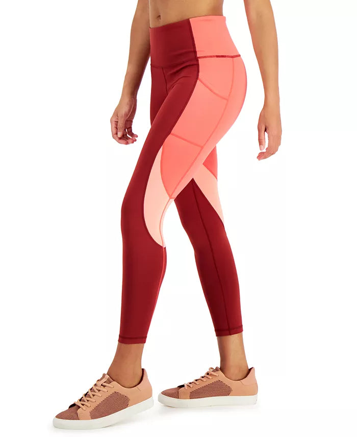 ID Ideology Women's Colorblock 7/8 Leggings