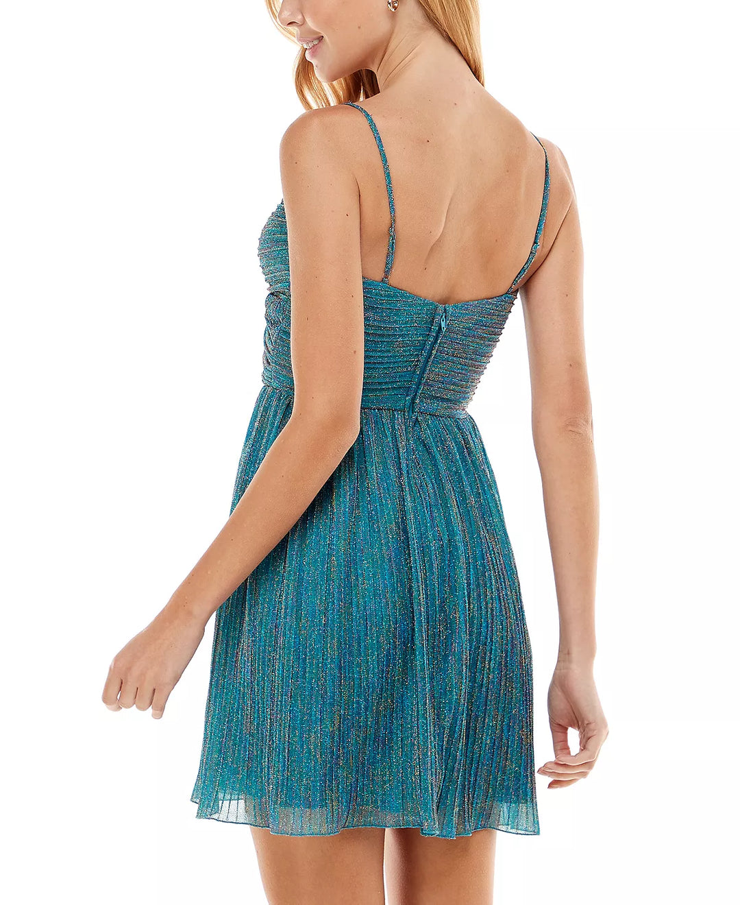 City Studios Juniors' Crisscross Fit & Flare Dress