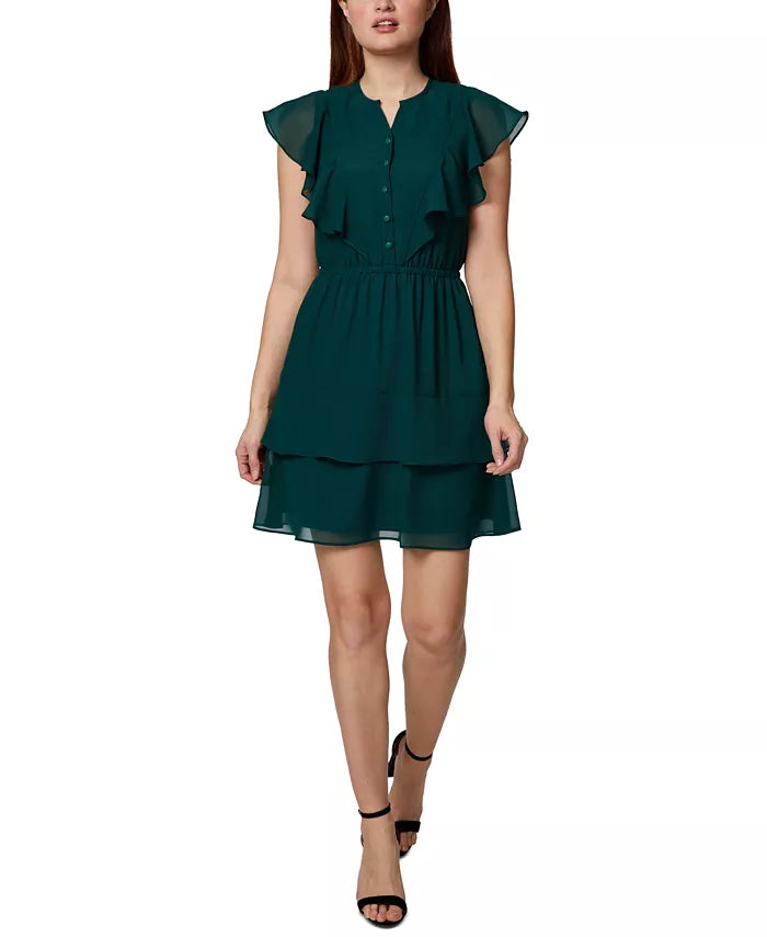 COLECTIVO SAGE Sage Petite Vestido acampanado