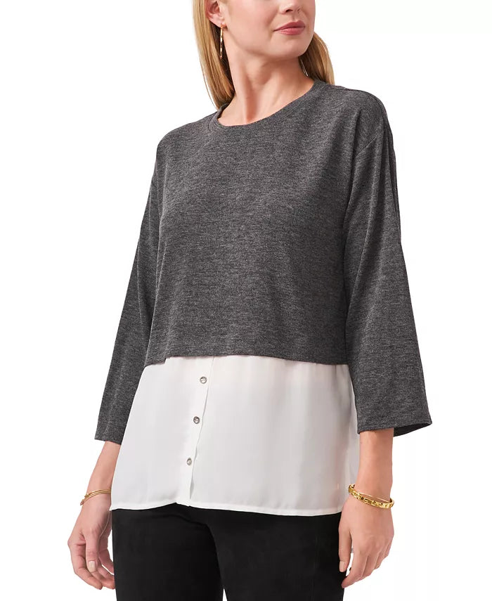 Vince Camuto Layered-Look Top