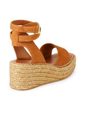 Lafayette 148 Margot Suede Espadrille Wedge Sandals