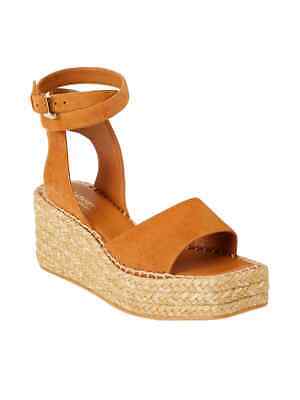 Lafayette 148 Margot Suede Espadrille Wedge Sandals $498 Size 39 # M2 265 NEW